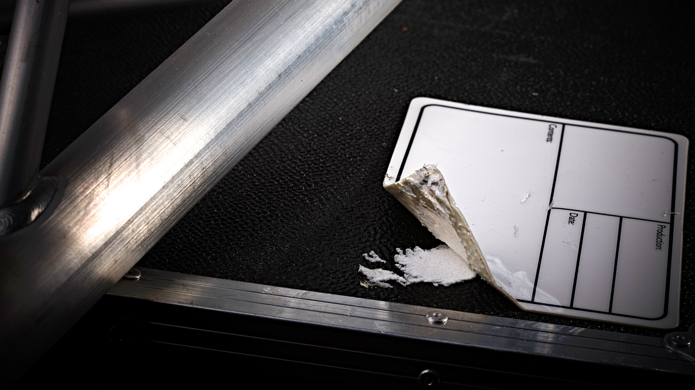 Production-plate, tour label, case label, flight case label